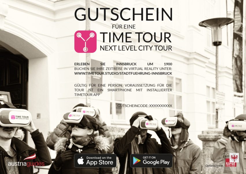 Gutschein TimeTour City Tour Innsbruck